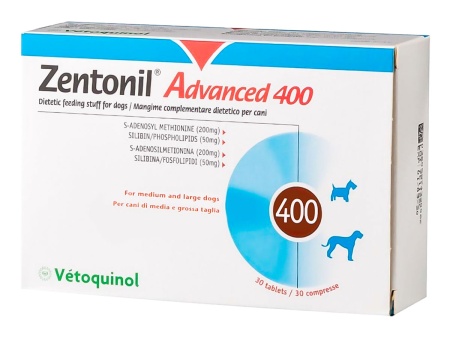 Зентонил / Zentonil 400 мг для собак средних, крупных пород, 30 таблеток